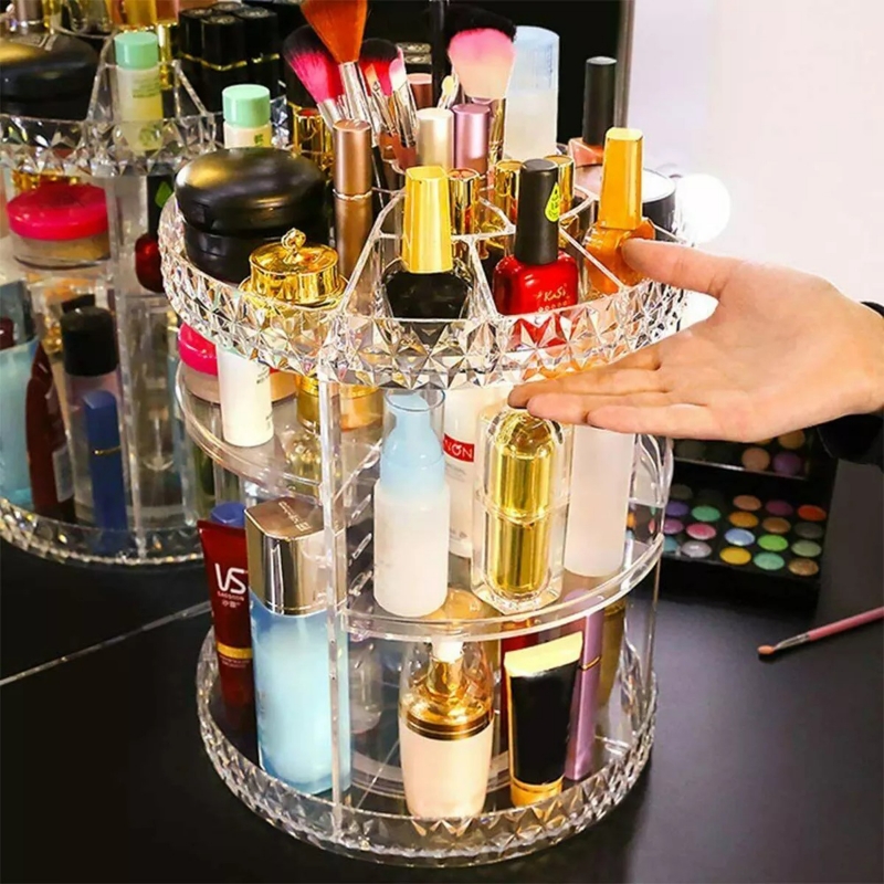 360 Degree Rotating Cosmetic Storage Box