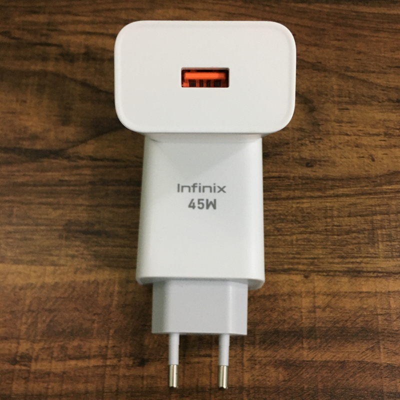Infinix 45 Watt Original Charger - Infinix 45 Watt Box Pulled Adaptor