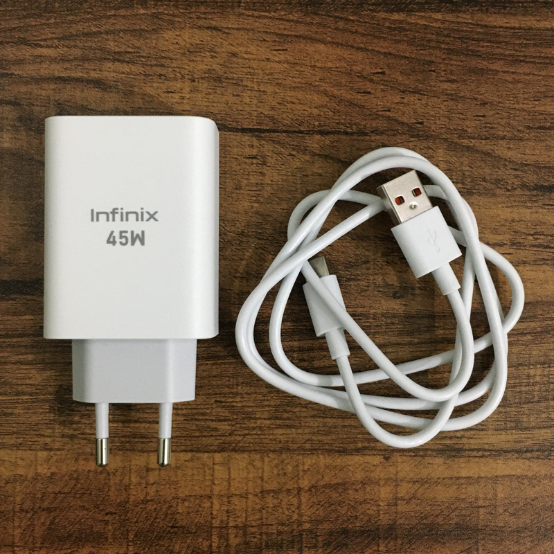 Infinix 45 Watt Original Charger - Infinix 45 Watt Box Pulled Adaptor