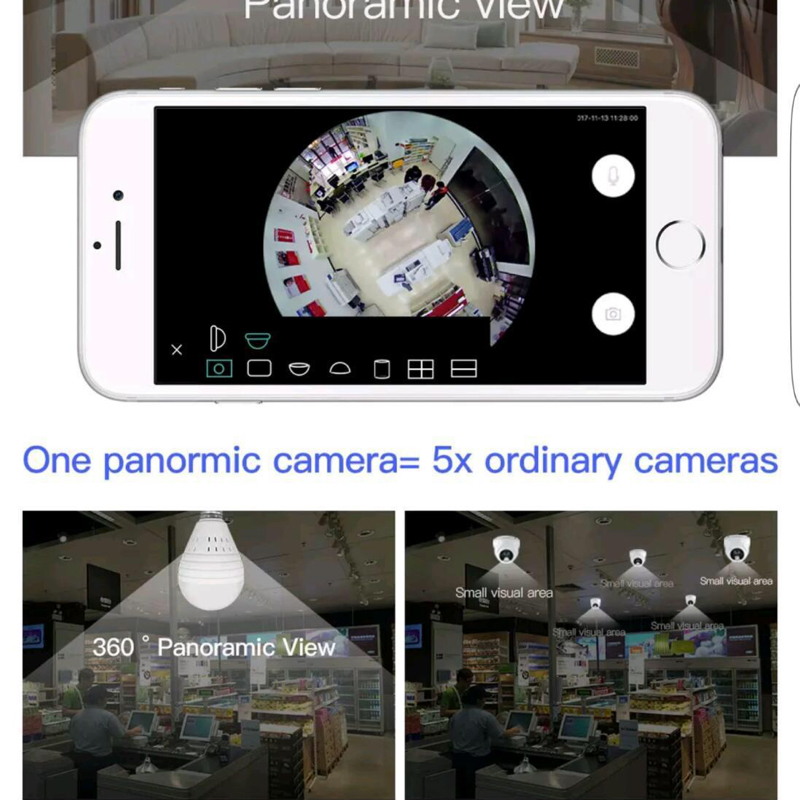 PANORAMIC Bulb Camera 960P HD(IP Wireless Camera)