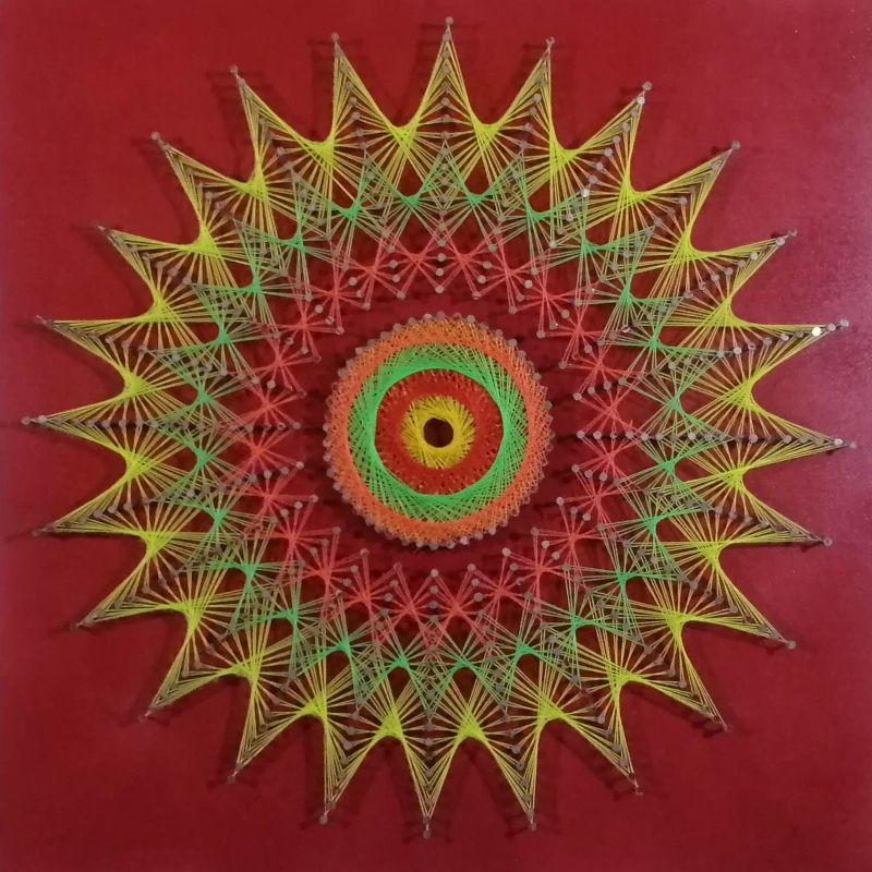 Spiritual Mandala string art