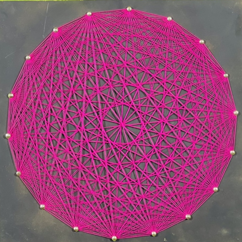 String Art Mandala Circle