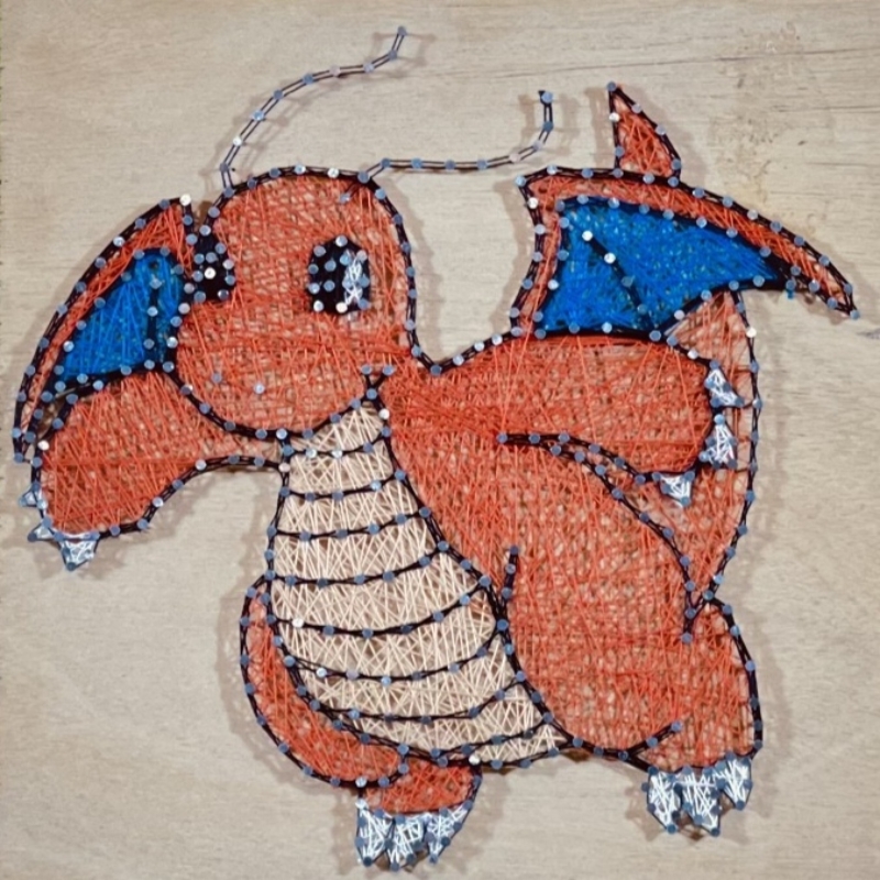 String Art Realistic Dragon