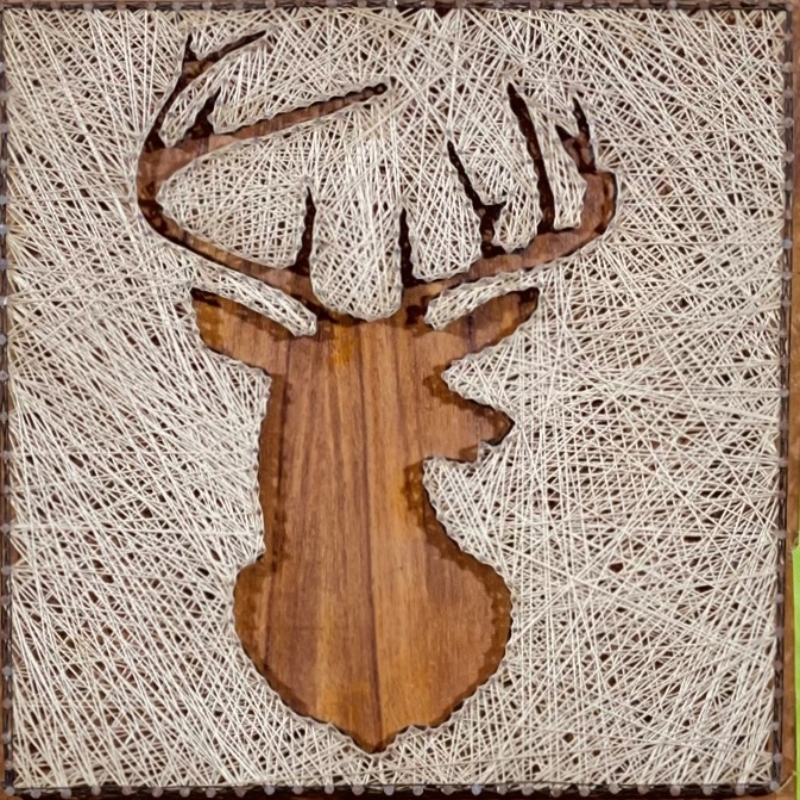 String Art Realistic stag