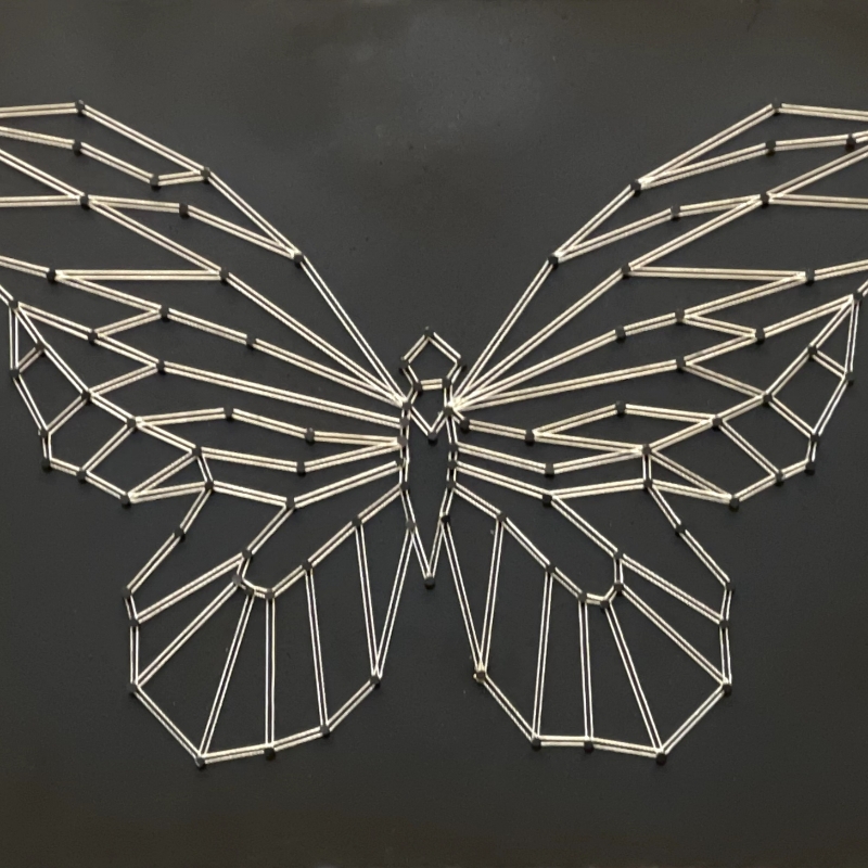 String Art One Liner Butterfly