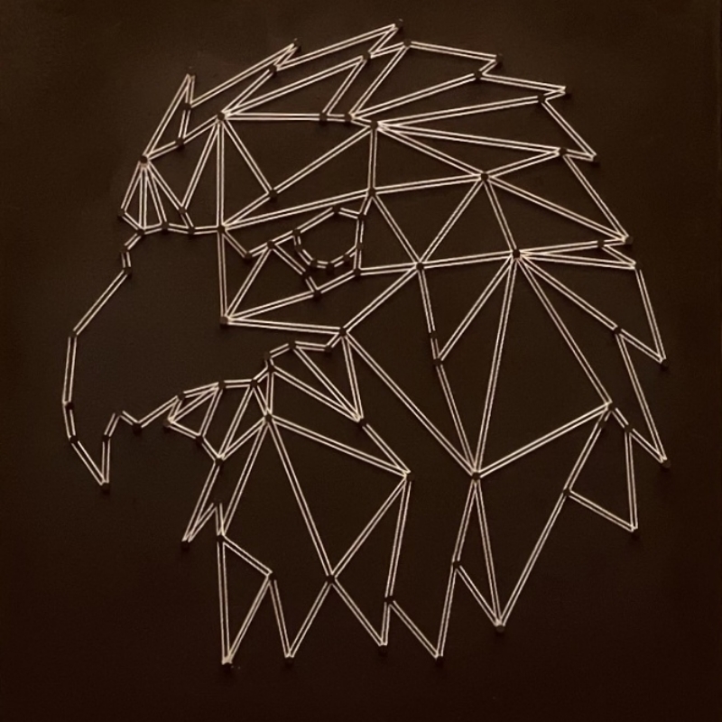String Art One Liner Eagle