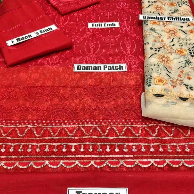 3pcs beautiful suit Embroidery