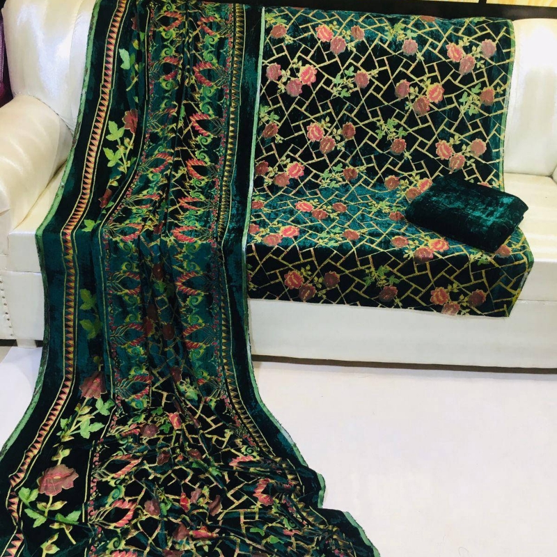 3 pcs plachi velvet suit