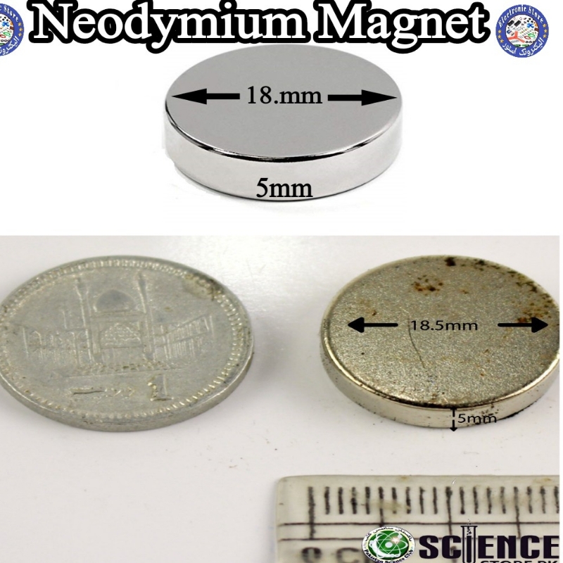 Neodymium Magnet 18 x 5mm N52 Strong Magnet