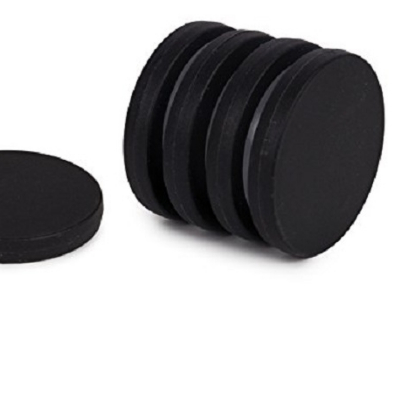 Strong Neodymium Disc Magnets 21mm X 4.5mm Black in color