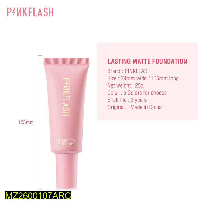 Pink Flash Lasting Matte Foundation (Vanilla)
