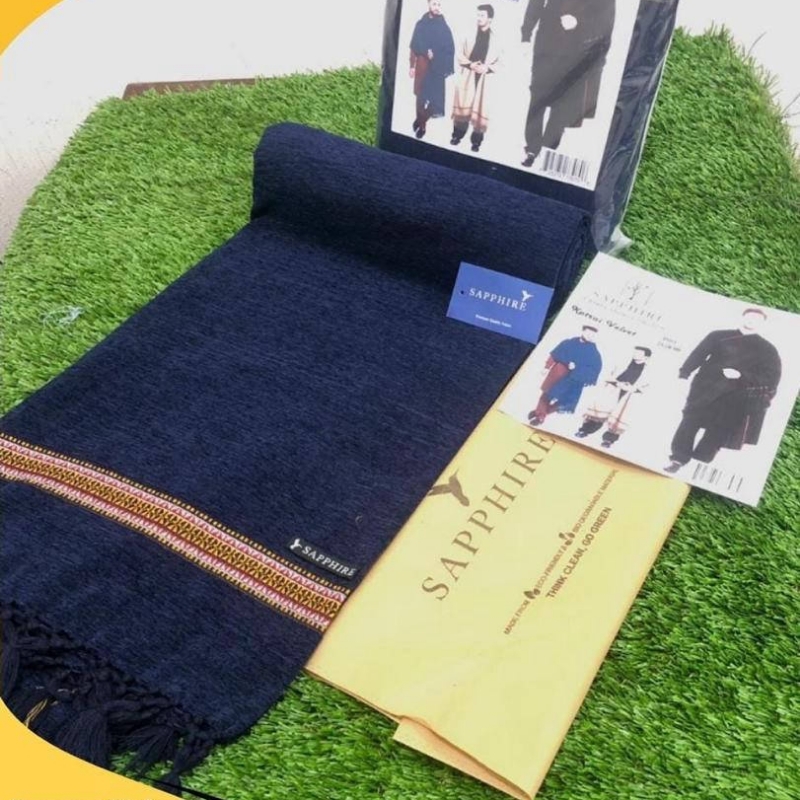 Man'Shawl Velvet Wool