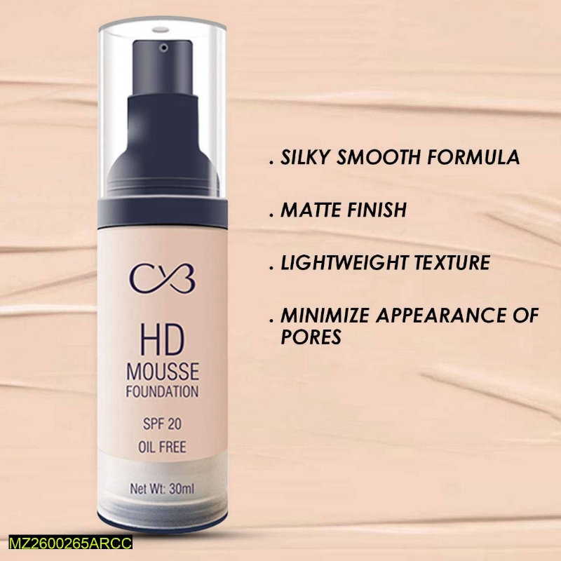 Charm Vogue Beauty HD Mousse Foundation