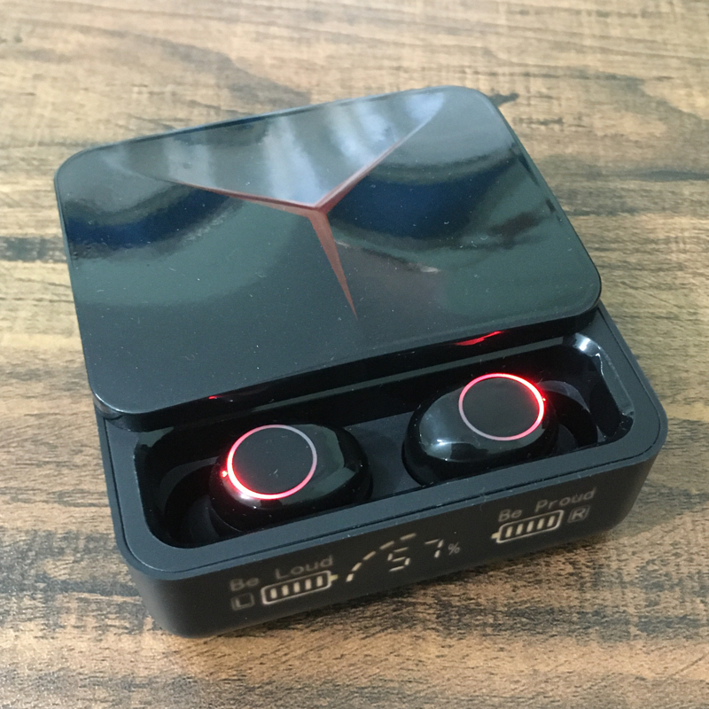 M90 Pro TWS Gaming Earbuds with Powerbank