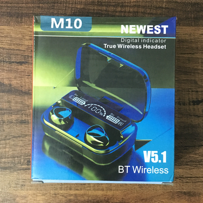 M10 TWS Wireless Gaming Earbuds with power Bank Bluetooth V5.1