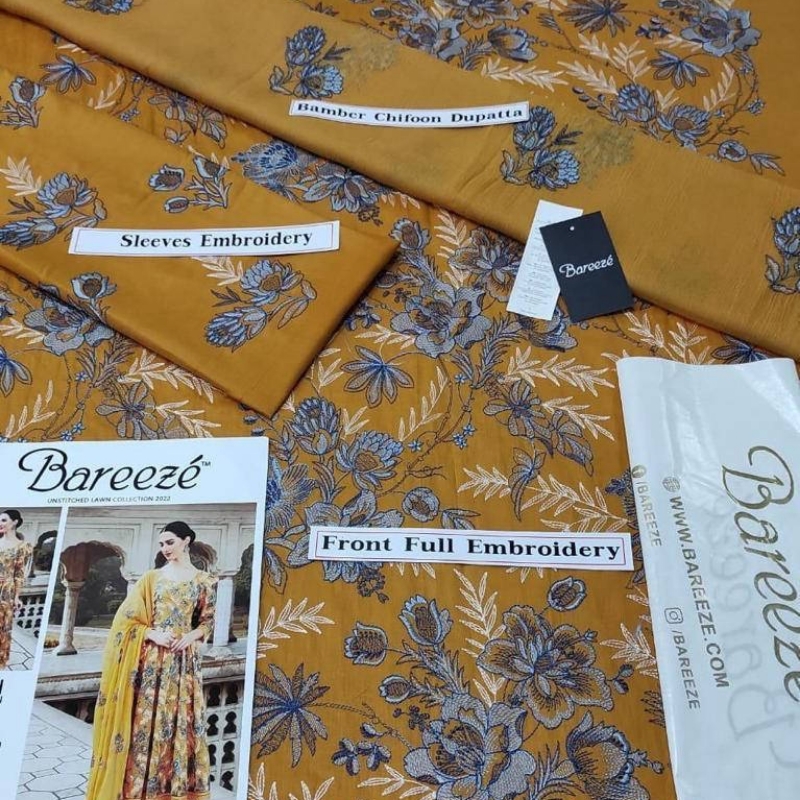Inspired By Bareeze Luxury Embroidery Collection