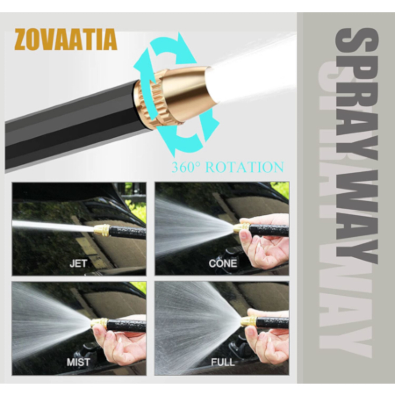 PORTABLE HIGH-PRESSURE METAL WATER GUN NOZZLE