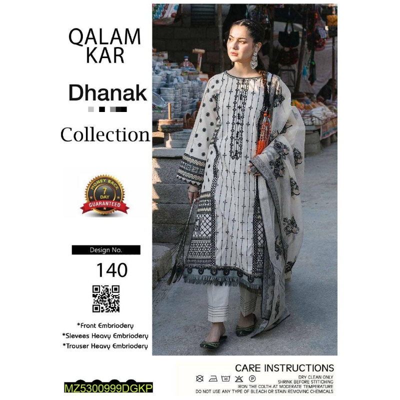 Inspired By Bareeze Luxury Woman's Unstitched Suit