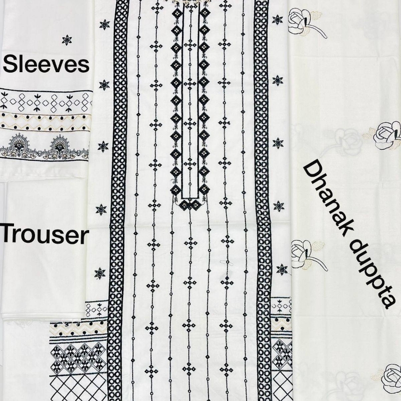 Inspired By Bareeze Luxury Woman's Unstitched Suit