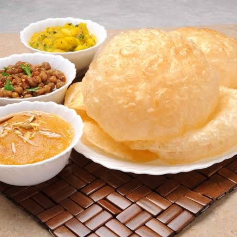 Halwa puri Only On Sunday