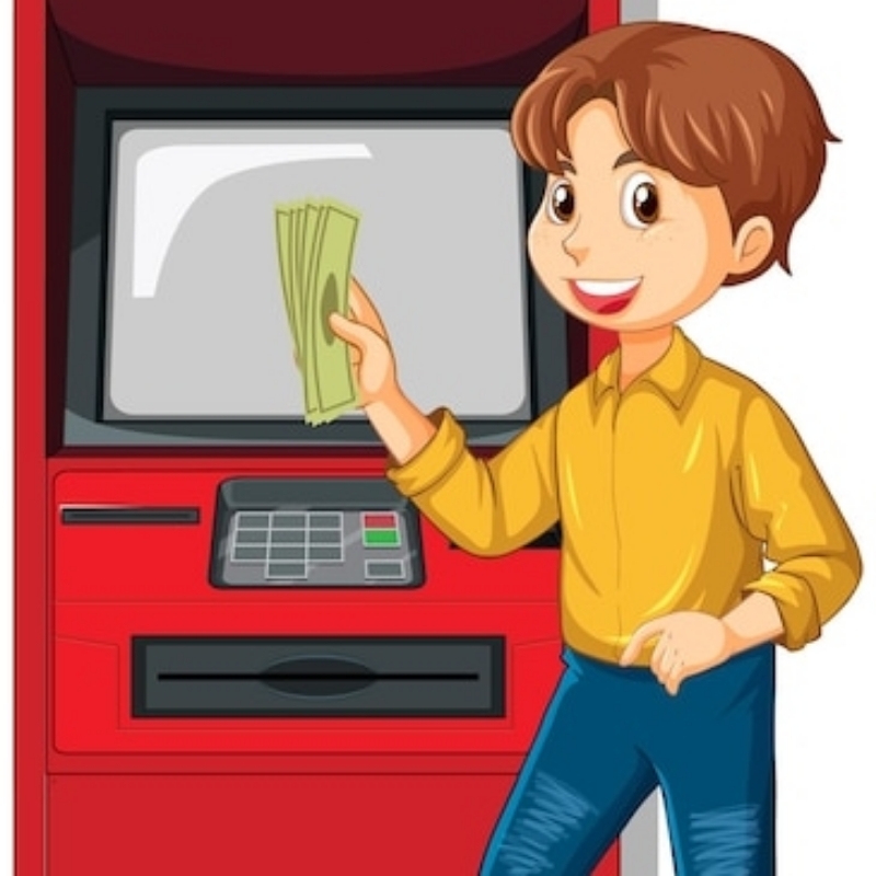 withdraw Rs 100