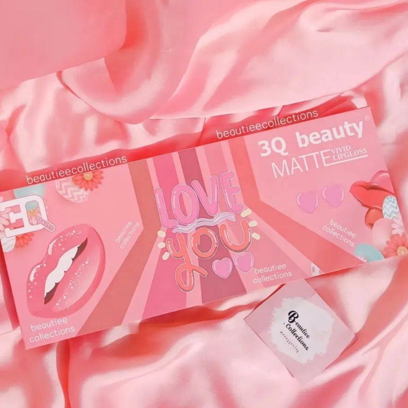 3Q beauty matte gloss tray