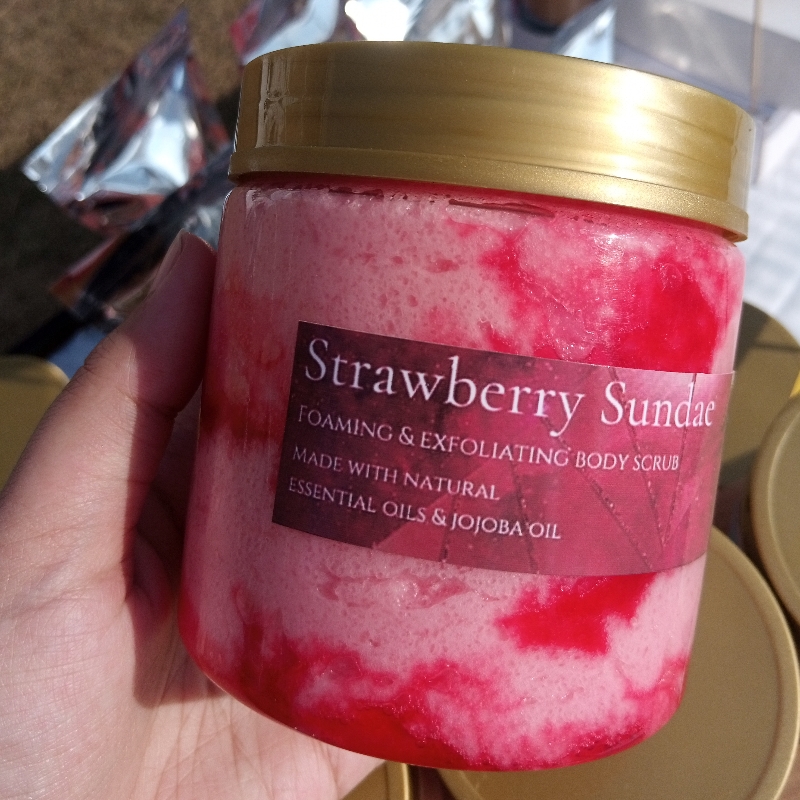 Strawberry Sundae (Jumbo) Exfoliating Body Scrub