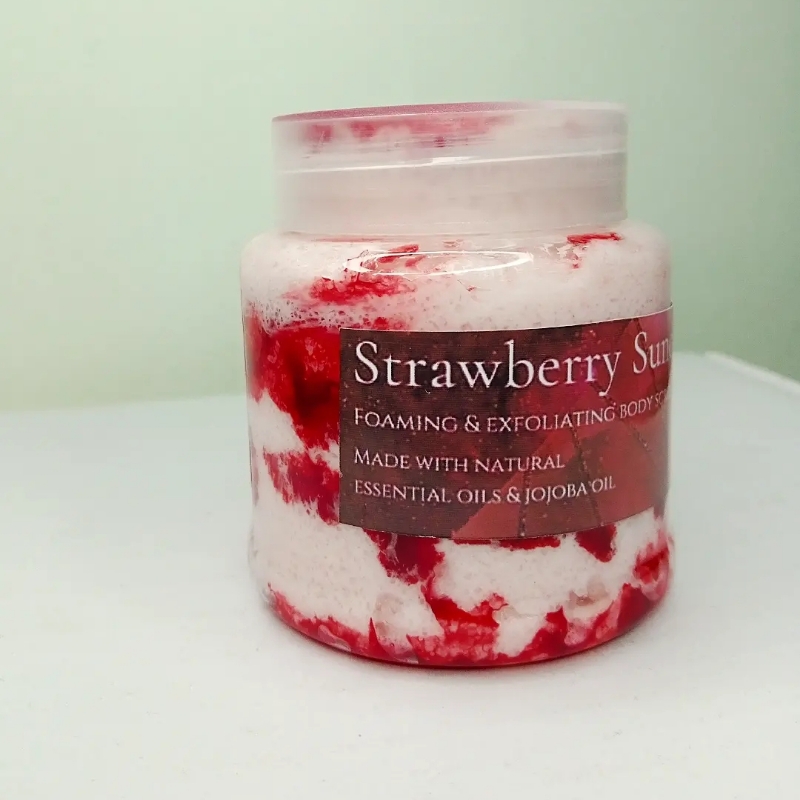 Strawberry Sundae Exfoliating Body Scrub With Strawb Fudge (Reg)