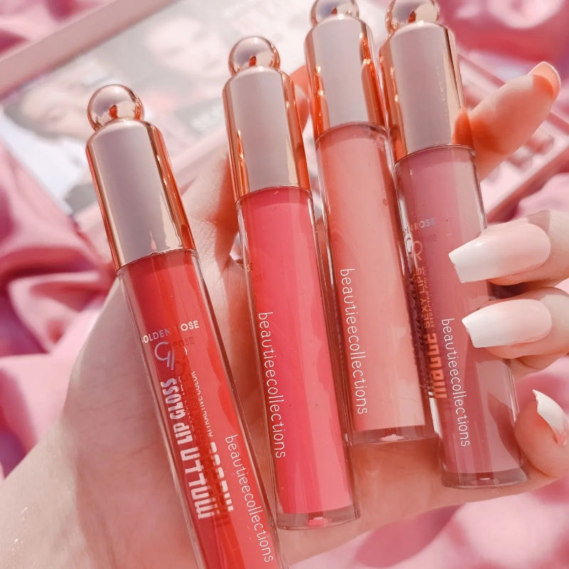 Golden rose matte gloss tray