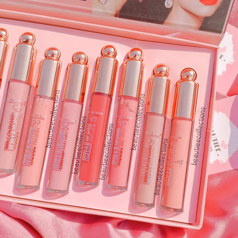 Golden rose matte gloss tray