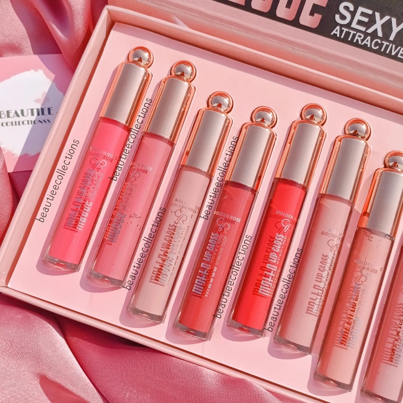 Golden rose matte gloss tray
