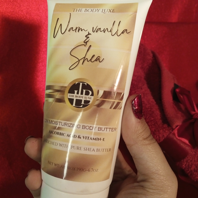 Valentines day special bath & body care box for her in red