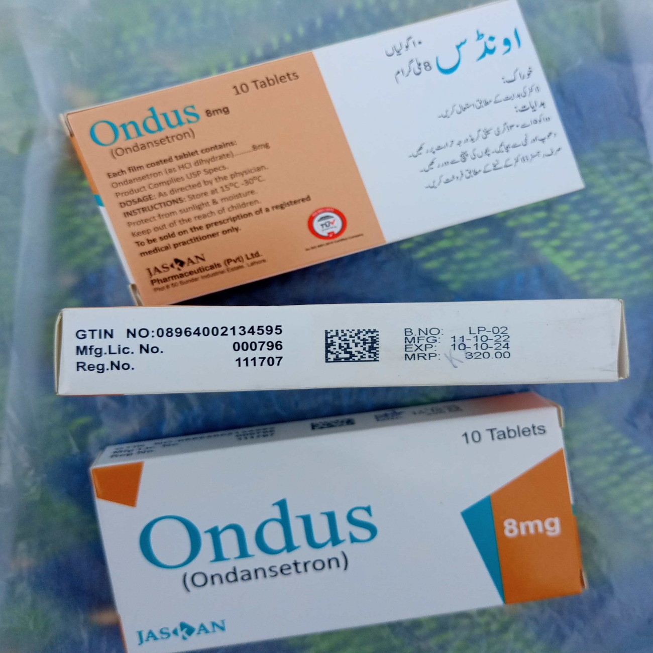 TAB ONDUS 8MG