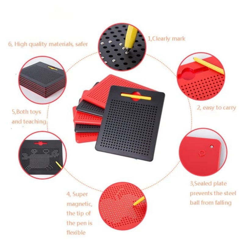 Magnetic Beads With Puzzle