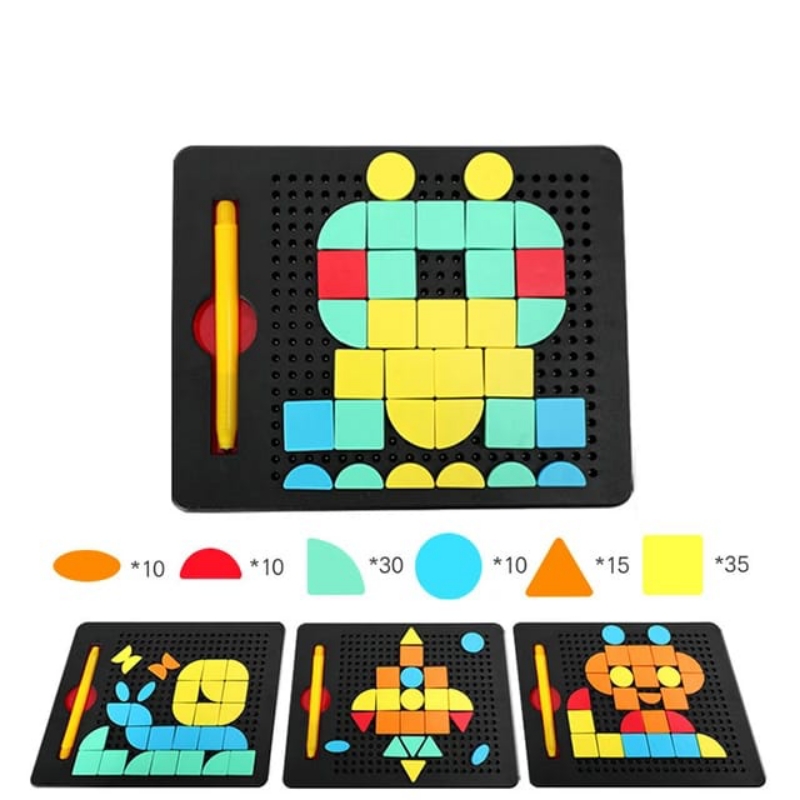 Magnetic Beads With Puzzle