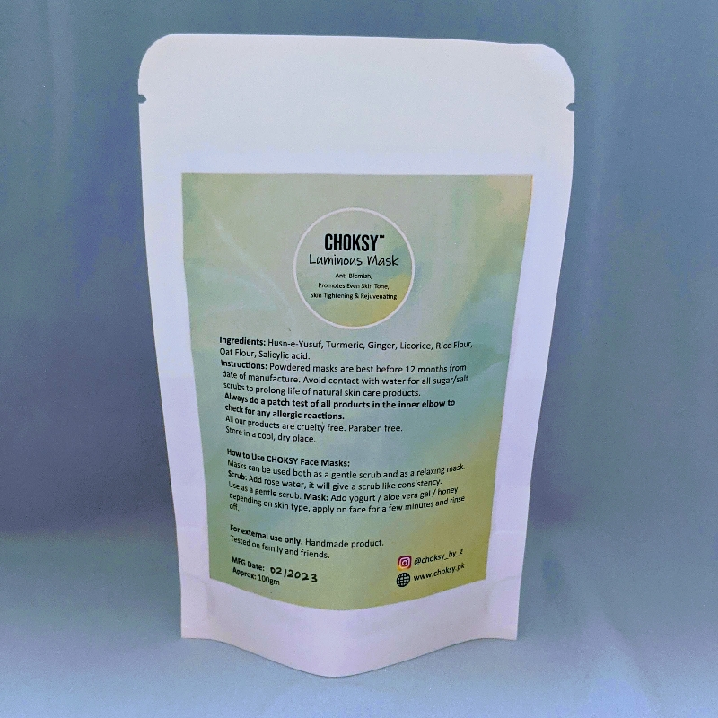Luminous Mask - Anti Ageing, Blemish Control