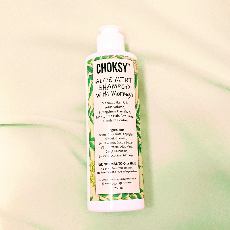 Aloe Mint Shampoo With Moringa - Oily To Normal Hair