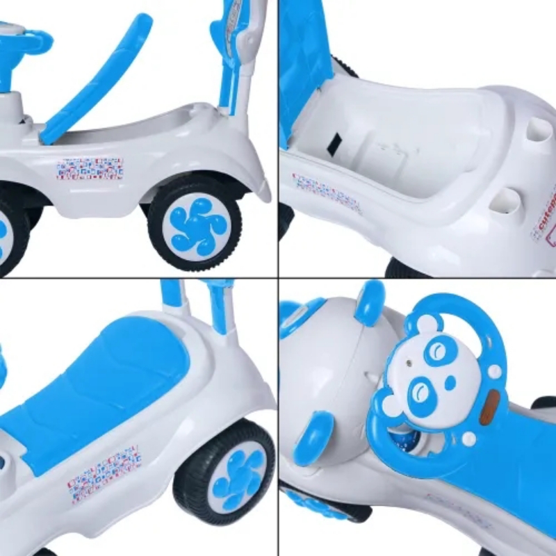 Little panda push car