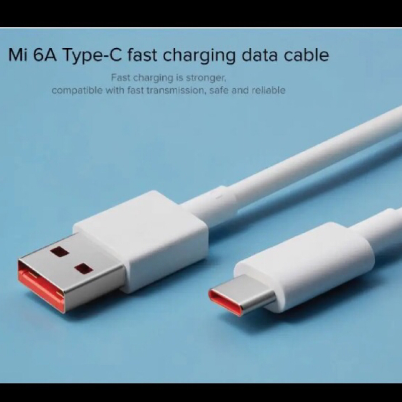 Xiaomi MI 6A Turbo Charging / Data Cable Type C 100 % Genuine