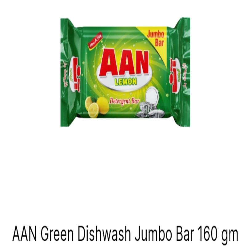 AAN Green dishwash jumbo bar 160gm