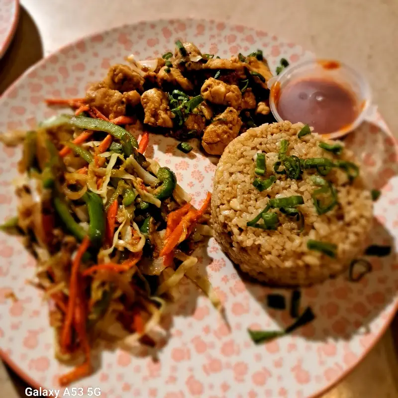 Chicken Teppanyaki with Garlic Rice