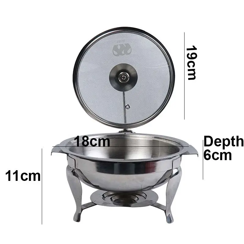Serving Pot / Serving Dish Stainless Steel Al-Naser