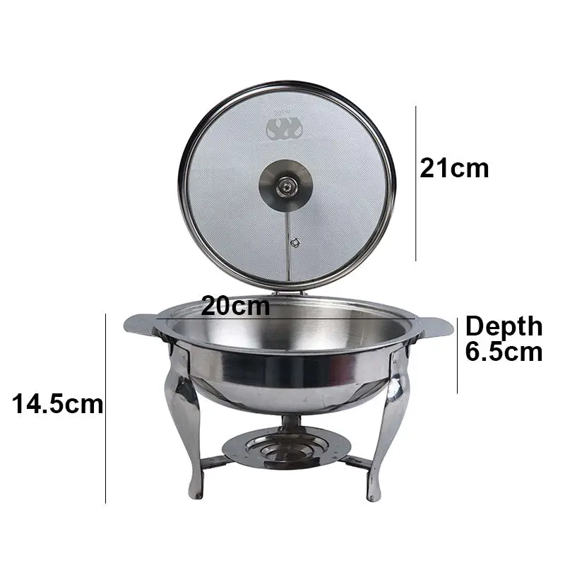 Serving Pot / Serving Dish Stainless Steel Al-Naser