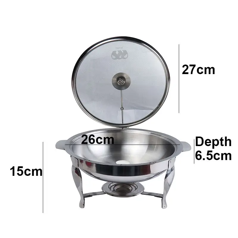 Serving Pot / Serving Dish Stainless Steel Al-Naser