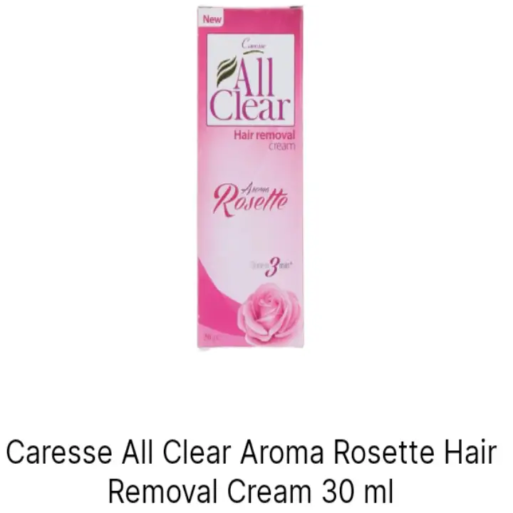 Caresse All Clear Arome rosette hair removal cream 30ml