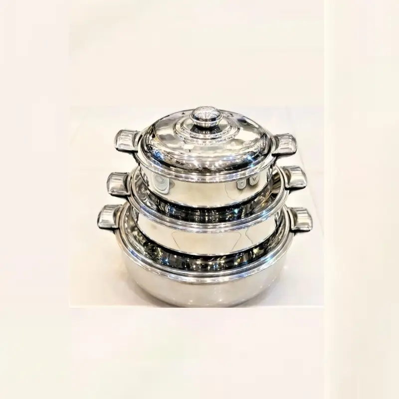 Alpha Stainless Steel Hot pot Rex Steel lid With lock