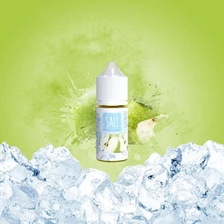 Green apple ice by SKWEZED 30ml bottle