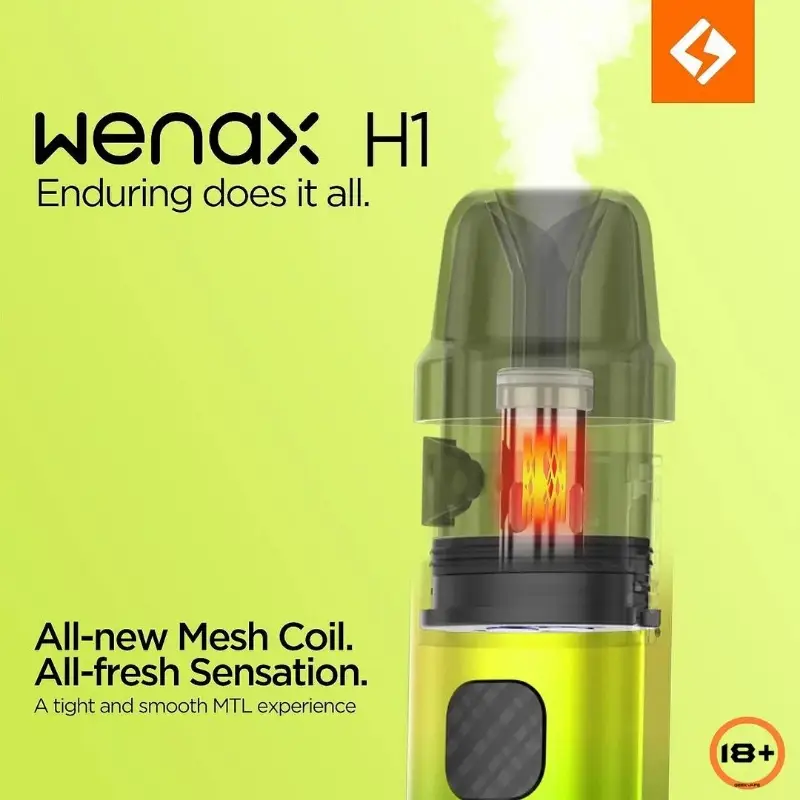 GEEKVAPE wenax h1 pod kit 19w
