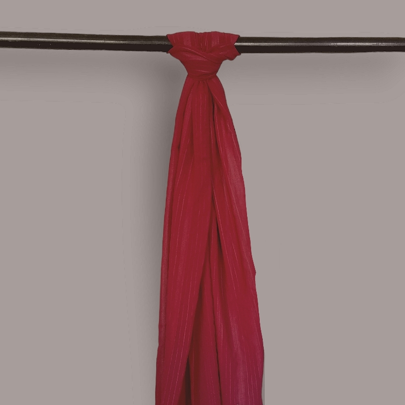 Georgette Self Lining - Red