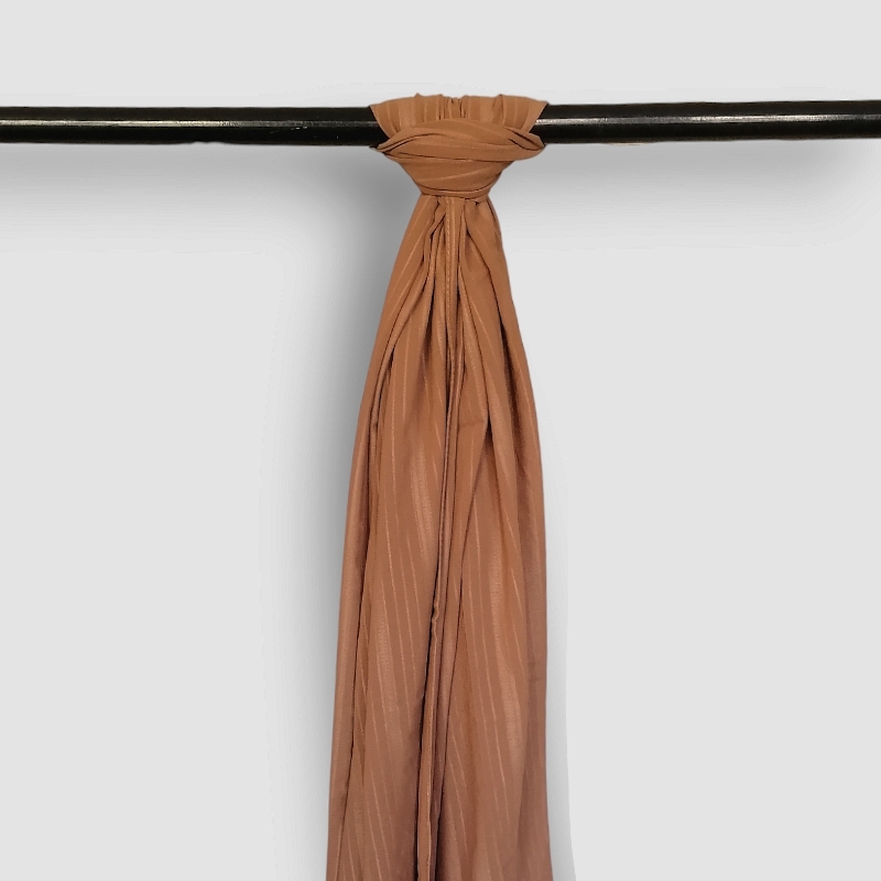 Georgette Self Lining - Camel Brown